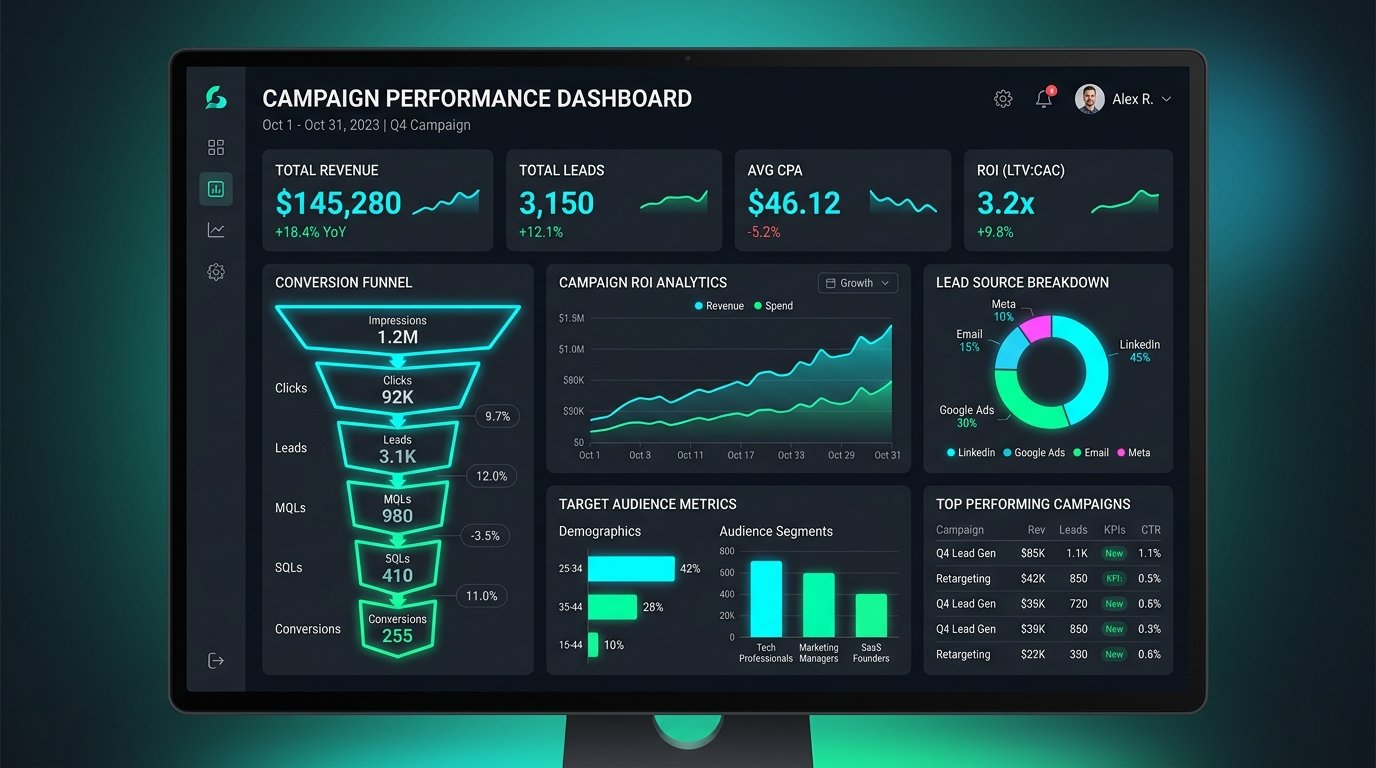 ScaleFlow Lead Gen Dashboard